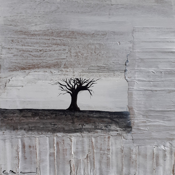 Sans titre - Technique mixte - 20x20cm