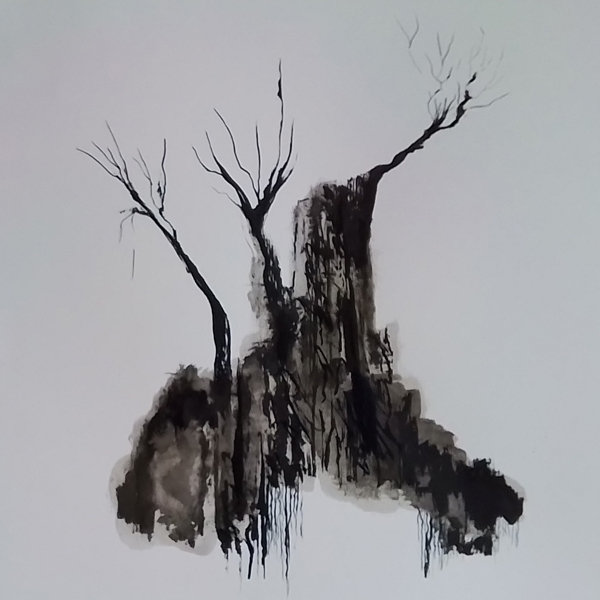 Sans titre – Encre de chine - 20x20cm